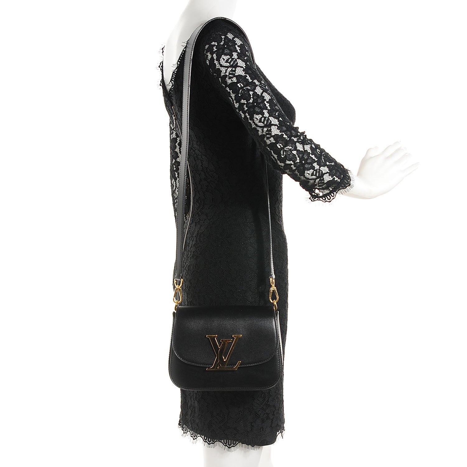 Louis Vuitton Box Calfskin Vivienne LV Black 2 of 7