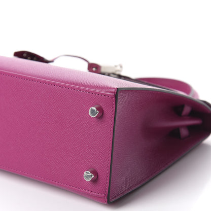 Hermes Epsom Kelly Sellier 25 Rose Pourpre 6 of 12
