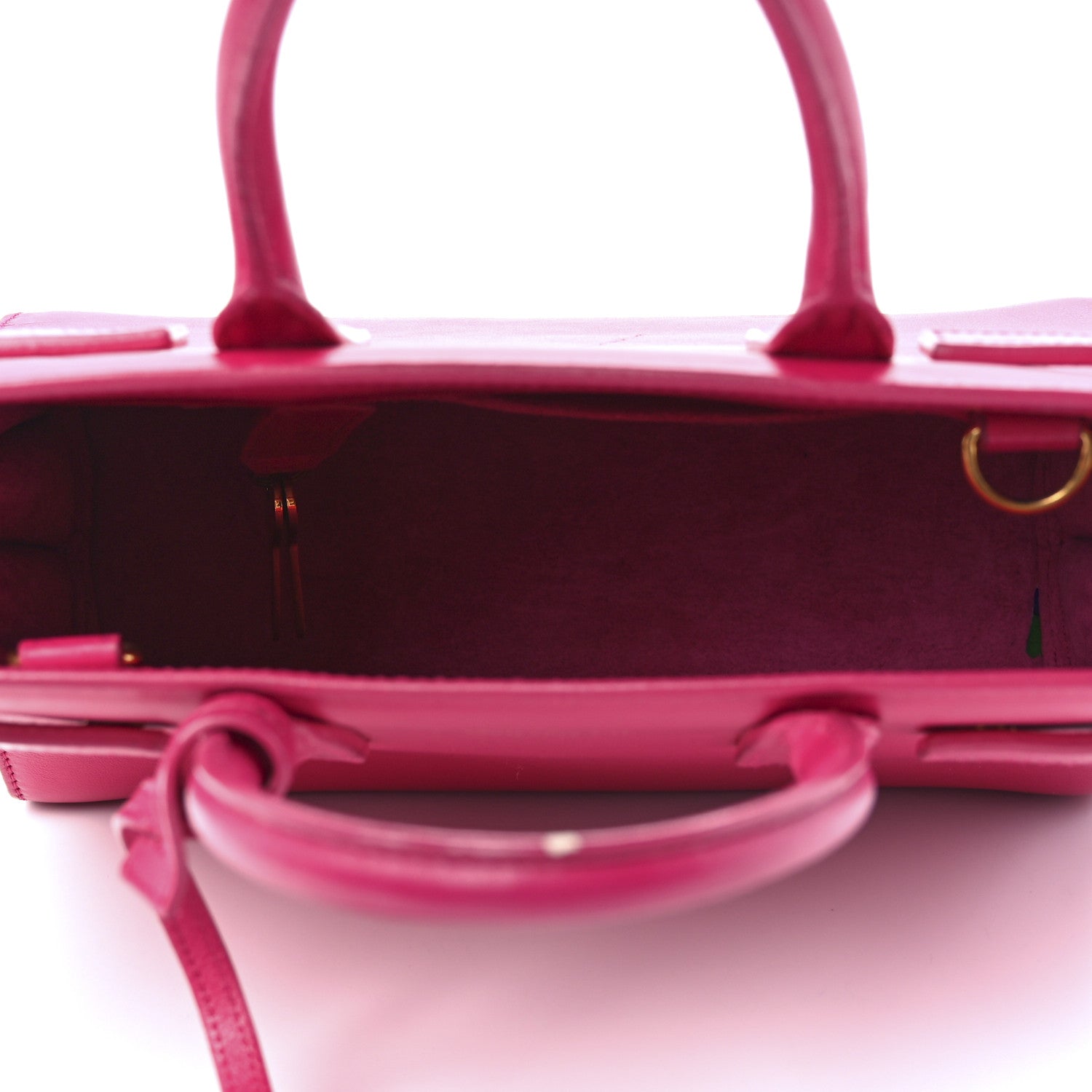 Saint Laurent Calfskin Nano Sac De Jour Bubblegum 5 of 17