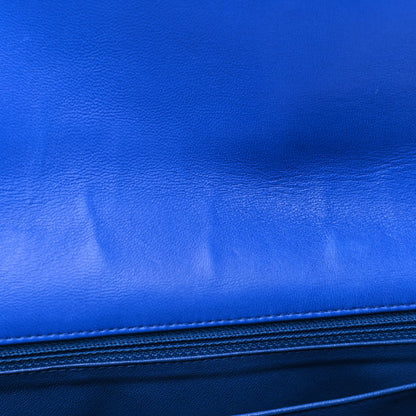 Chanel Lambskin Quilted Maxi Single Flap Blue 5 of 6