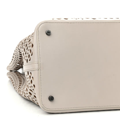 Alaia Lux Calfskin Vienne Mina 32 Bag Perle 9 of 11