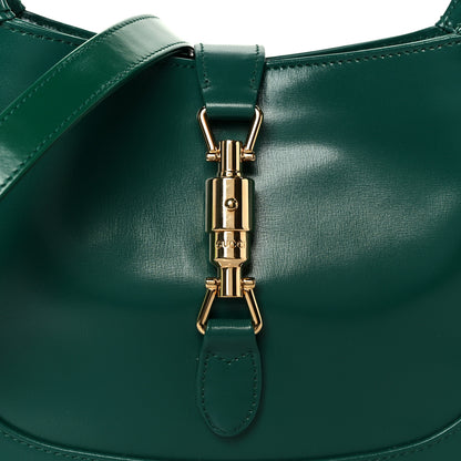 Gucci Boarded Dyana Lux Calfskin Small Jackie 1961 Hobo Emerald 9 of 11