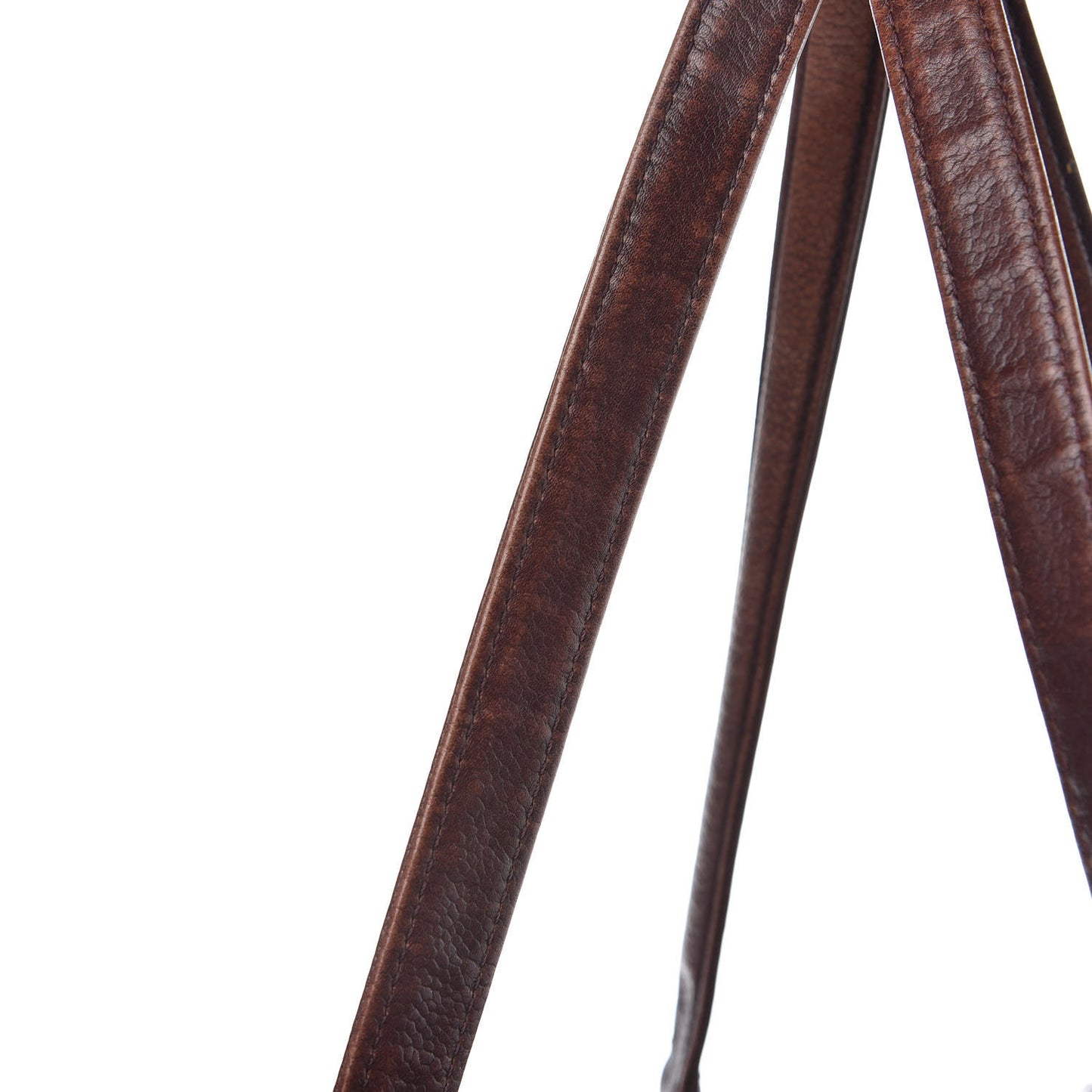 Caviar Chocolate Bar Quilted Shoulder Bag Brown