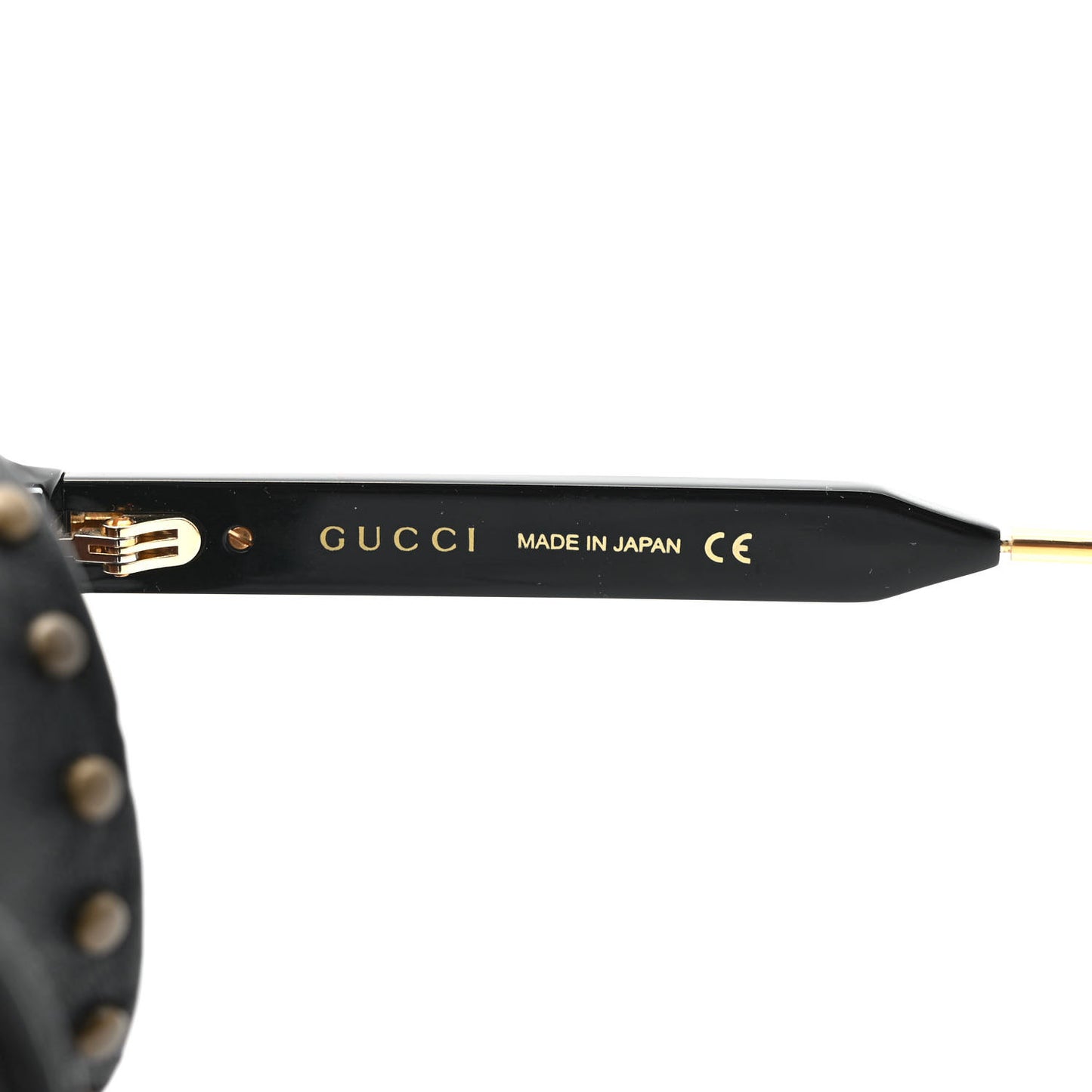 Acetate Snakeskin Sunglasses GG0670S Black