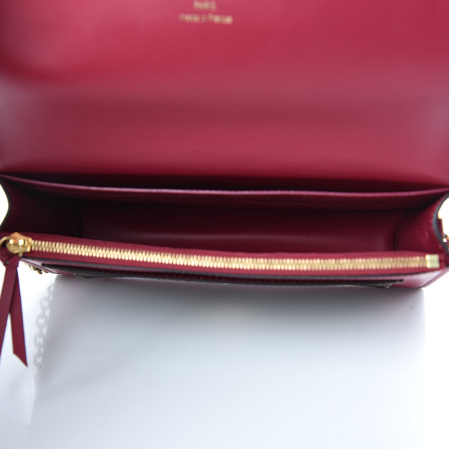 Monogram Flore Chain Wallet Fuchsia