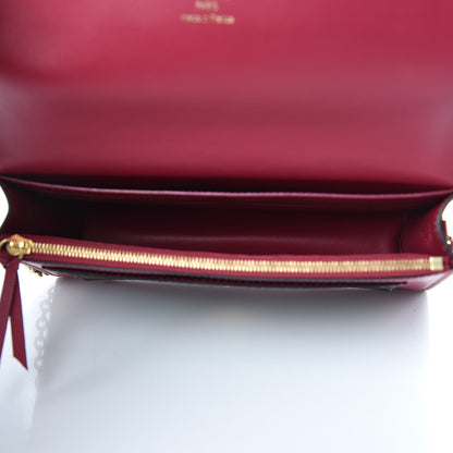 Louis Vuitton Monogram Flore Chain Wallet Fuchsia 5 of 7
