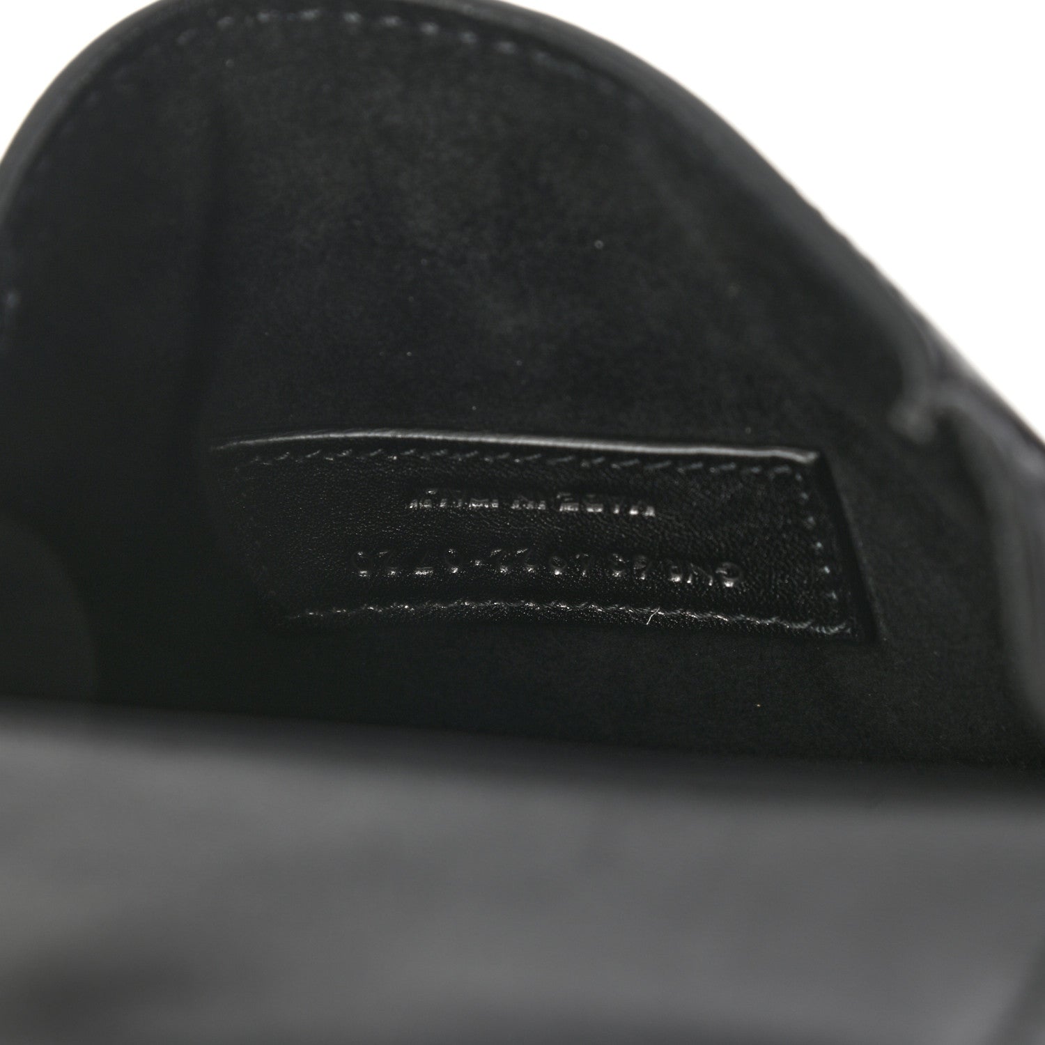 Saint Laurent Smooth Calfskin Mini Classic Monogram Kaia Belt Black 7 of 12