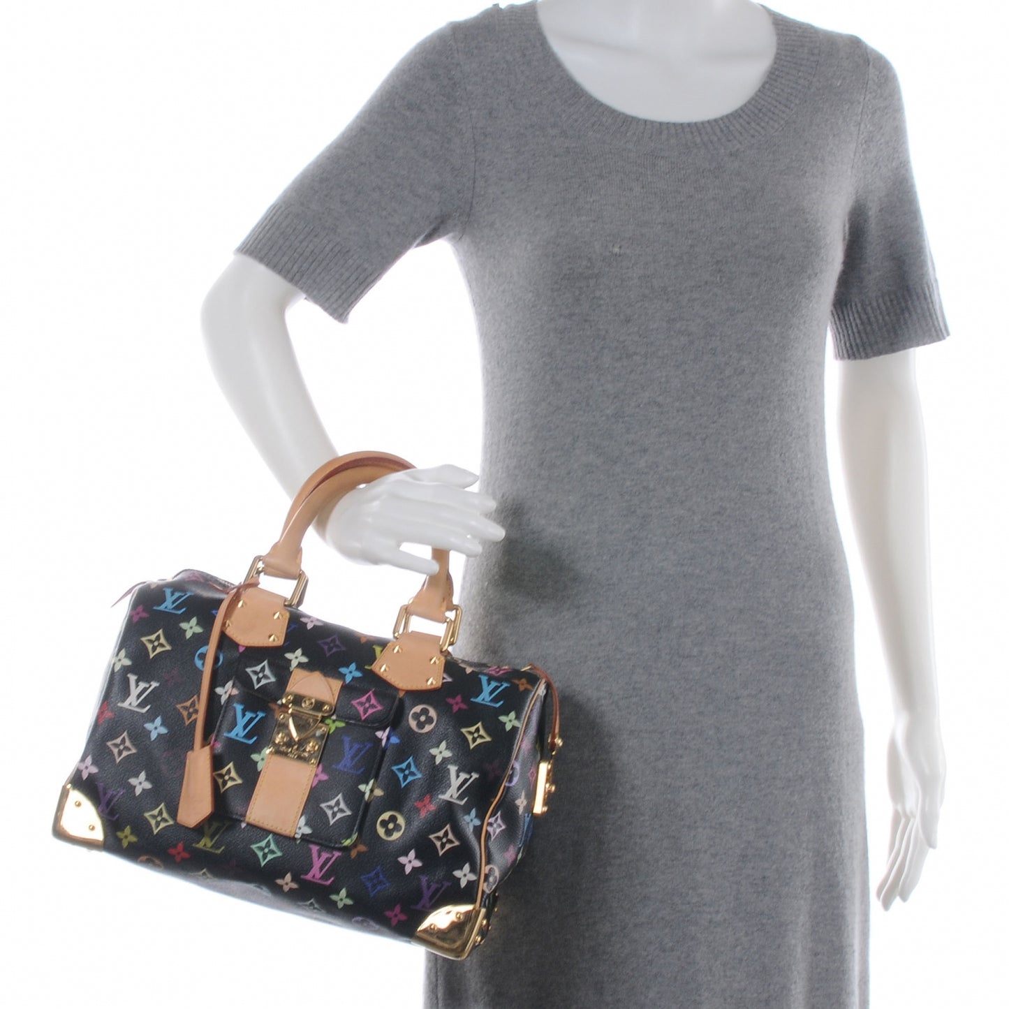 Monogram Multicolor Speedy 30 Black