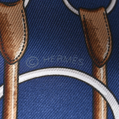 Hermes Silk Jumping Twilly Marine Gold Brun 3 of 4