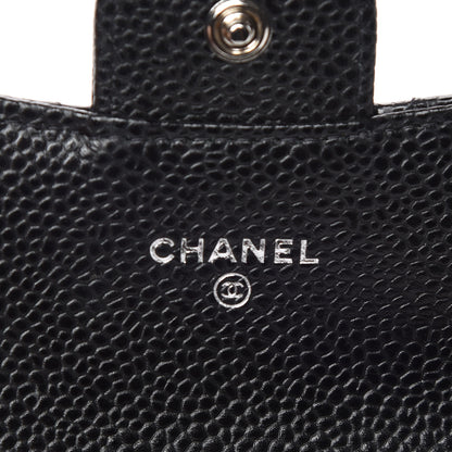 Chanel Caviar Quilted Flap Card Holder Black 6 of 10