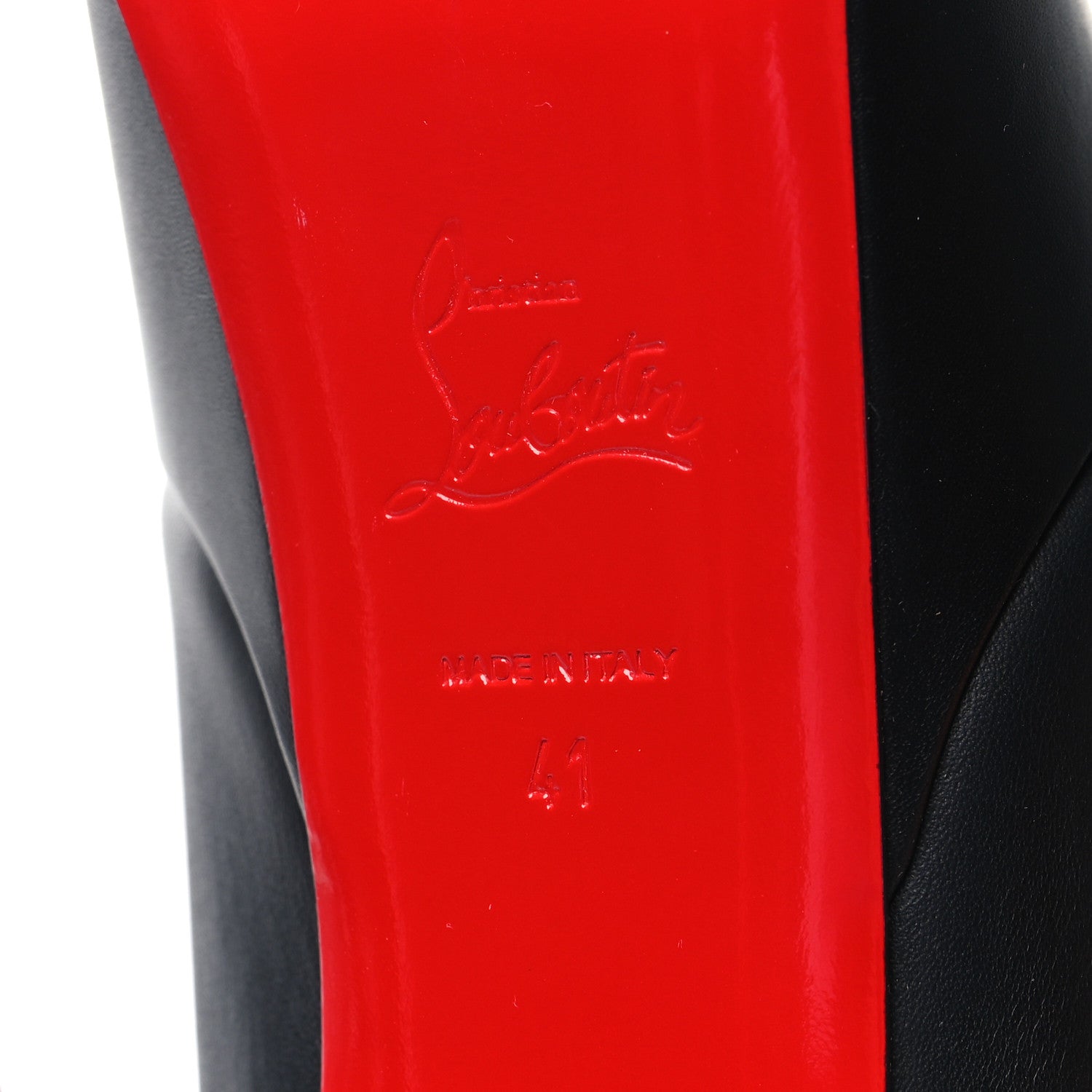 Christian Louboutin Calfskin Dolly Alta Booty 160 Ankle Boots 41 Black 6 of 7