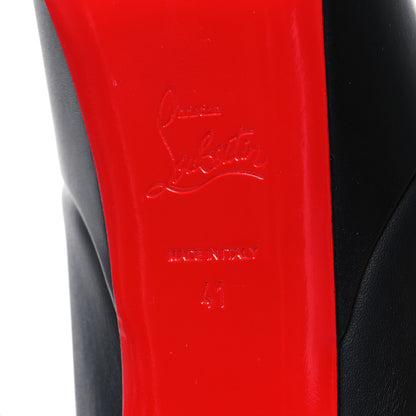 Christian Louboutin Calfskin Dolly Alta Booty 160 Ankle Boots 41 Black 6 of 7