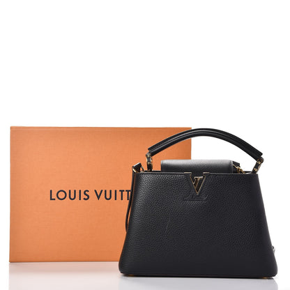 Louis Vuitton Taurillon Capucines BB Black 9 of 9