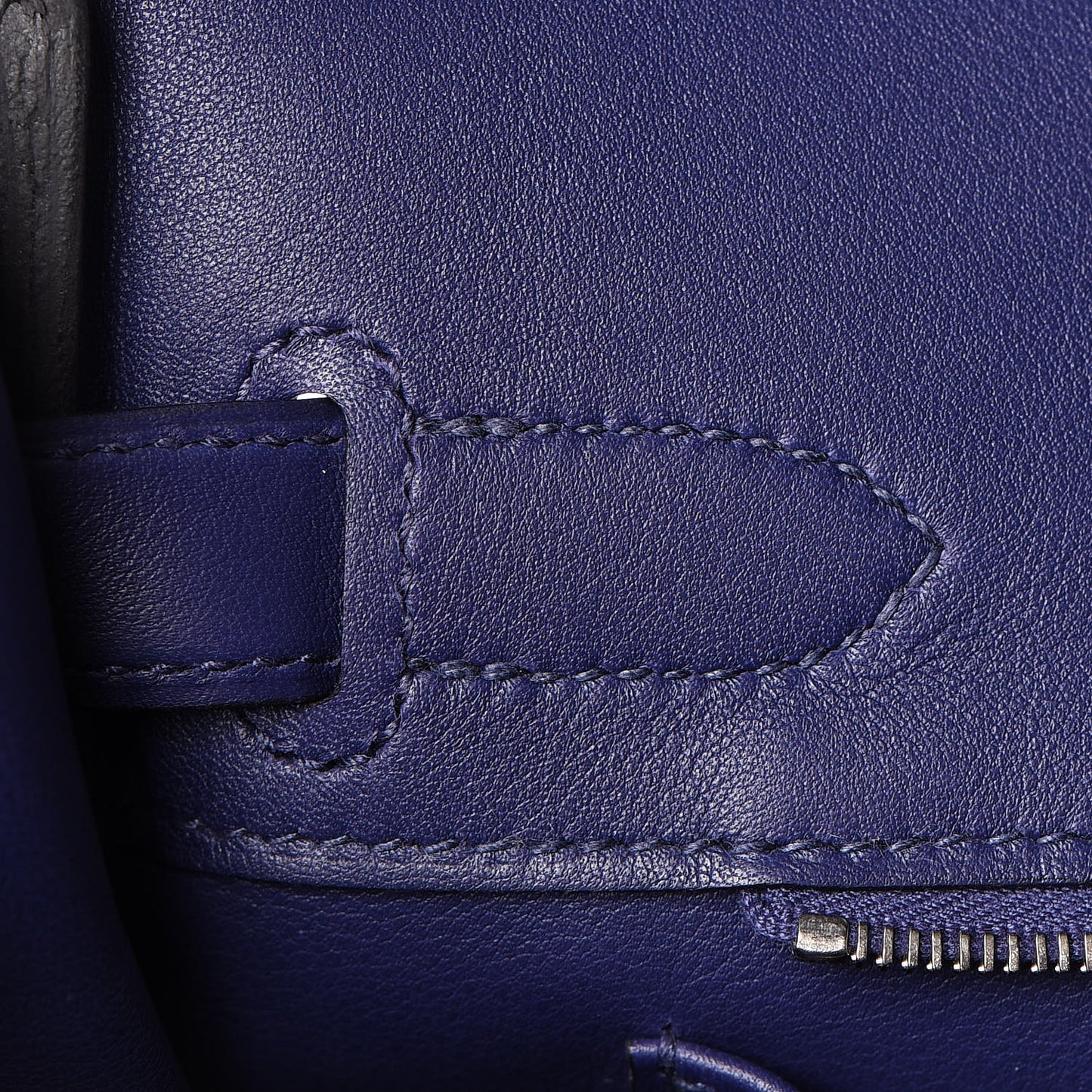 Swift Epsom Tressage Birkin 30 Bleu Encre Bleu Du Nord Gold