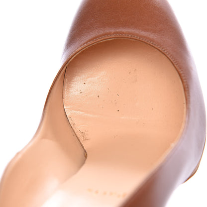 Christian Louboutin Calfskin Bibi 140 Pumps 41 Brown 12 of 17