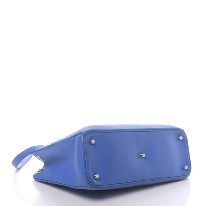 Christian Dior Smooth Calfskin Medium Diorissimo Tote Blue 6 of 12