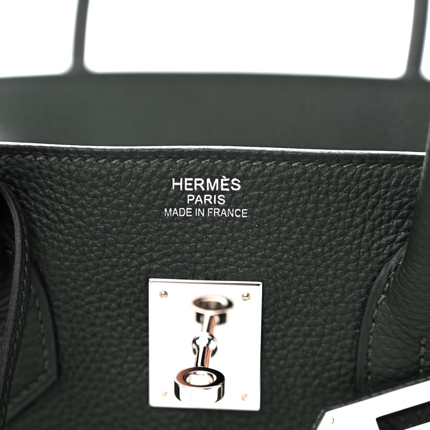 Hermes Togo Verso Birkin 35 Vert Fonce Vert Vertigo 6 of 12