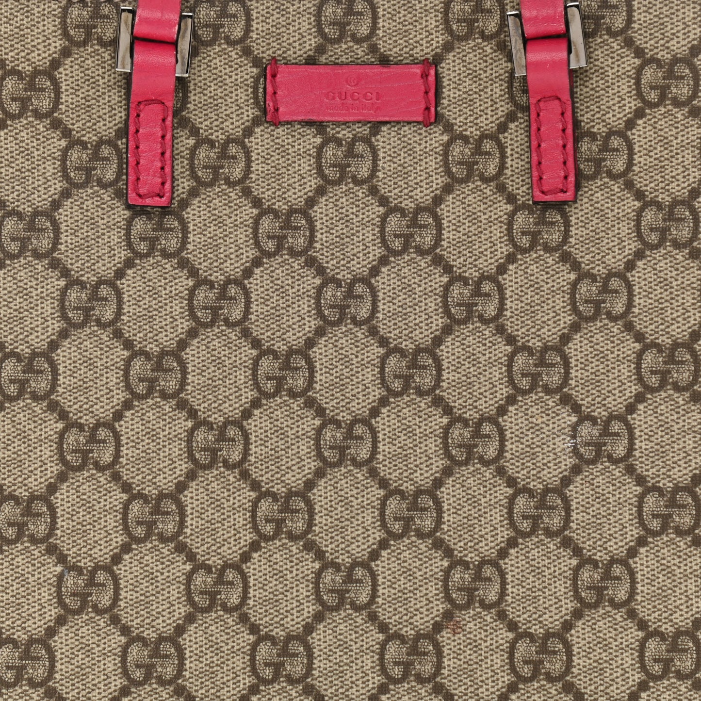 GG Supreme Monogram Mini Vertical Tote Pink