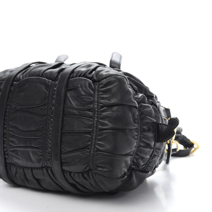 Prada Nappa Gaufre Tote Black 8 of 10