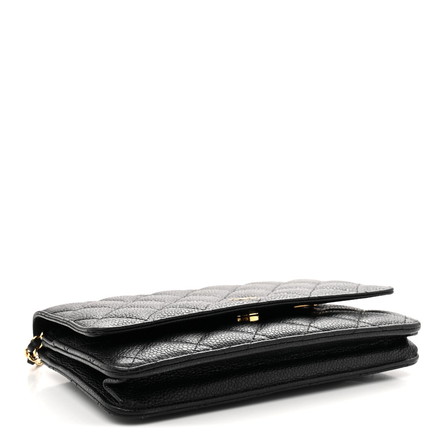 Chanel Caviar Quilted Wallet On Chain WOC Black 4 of 11