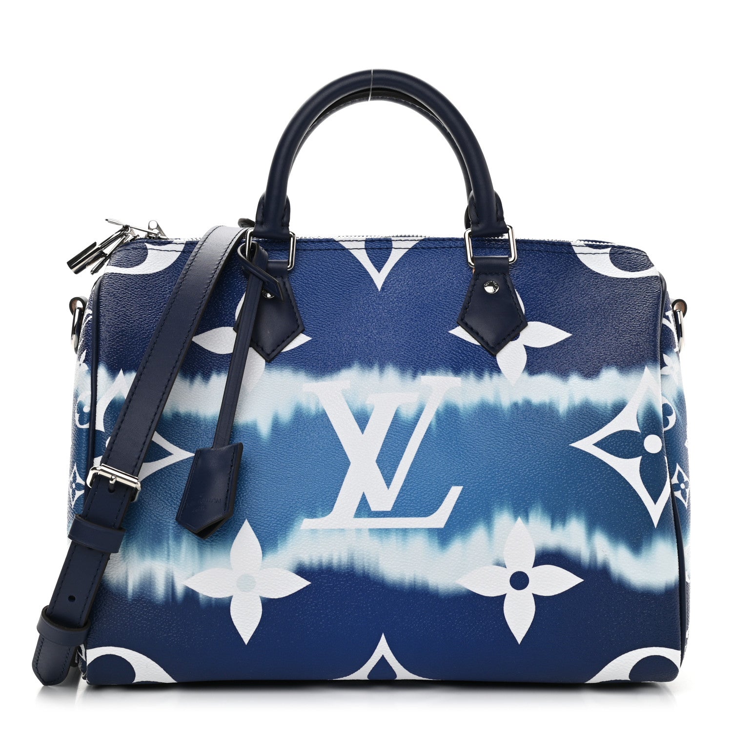 Louis Vuitton Monogram Escale Speedy Bandouliere 30 Blue 1 of 10