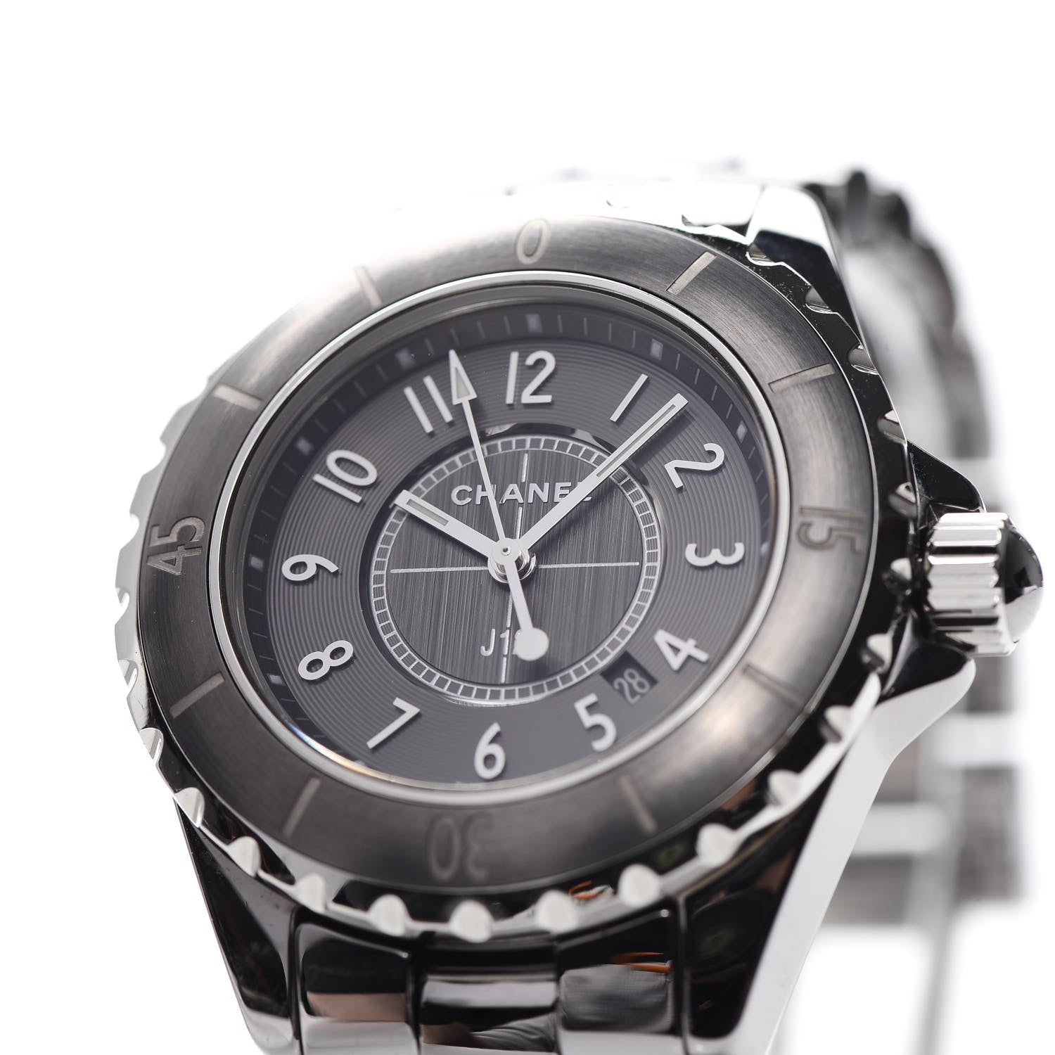 Chanel Titanium Ceramic 33mm J12 Chromatic Quartz Watch 8 of 8
