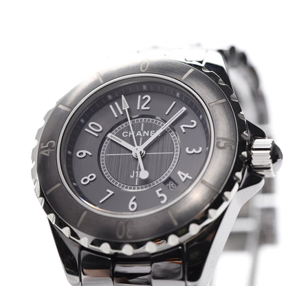 Chanel Titanium Ceramic 33mm J12 Chromatic Quartz Watch 8 of 8