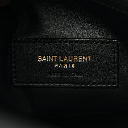 Saint Laurent Smooth Calfskin Large Le 5 A 7 Soft Hobo Black 6 of 10