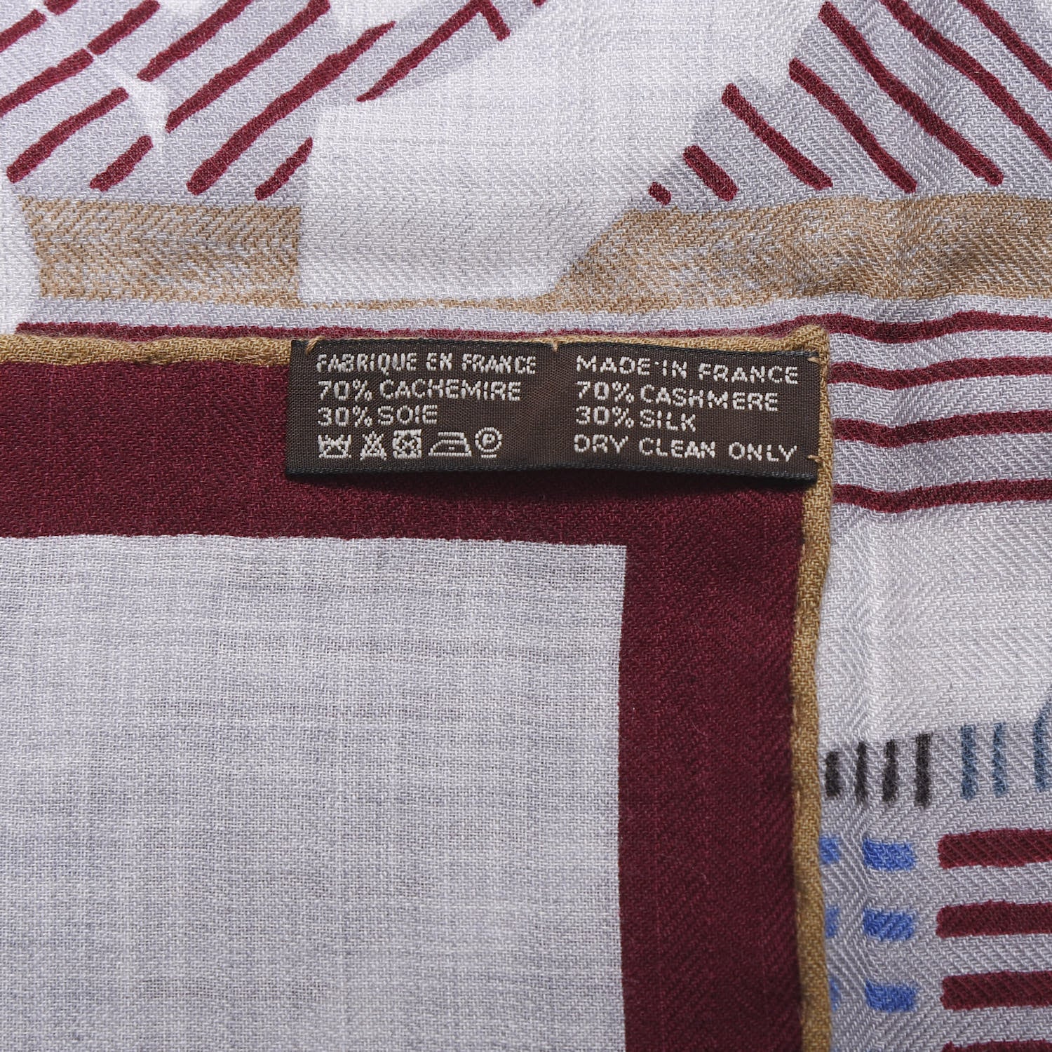 Hermes Cashmere Silk Cavalcadour Shawl 140 3 of 4
