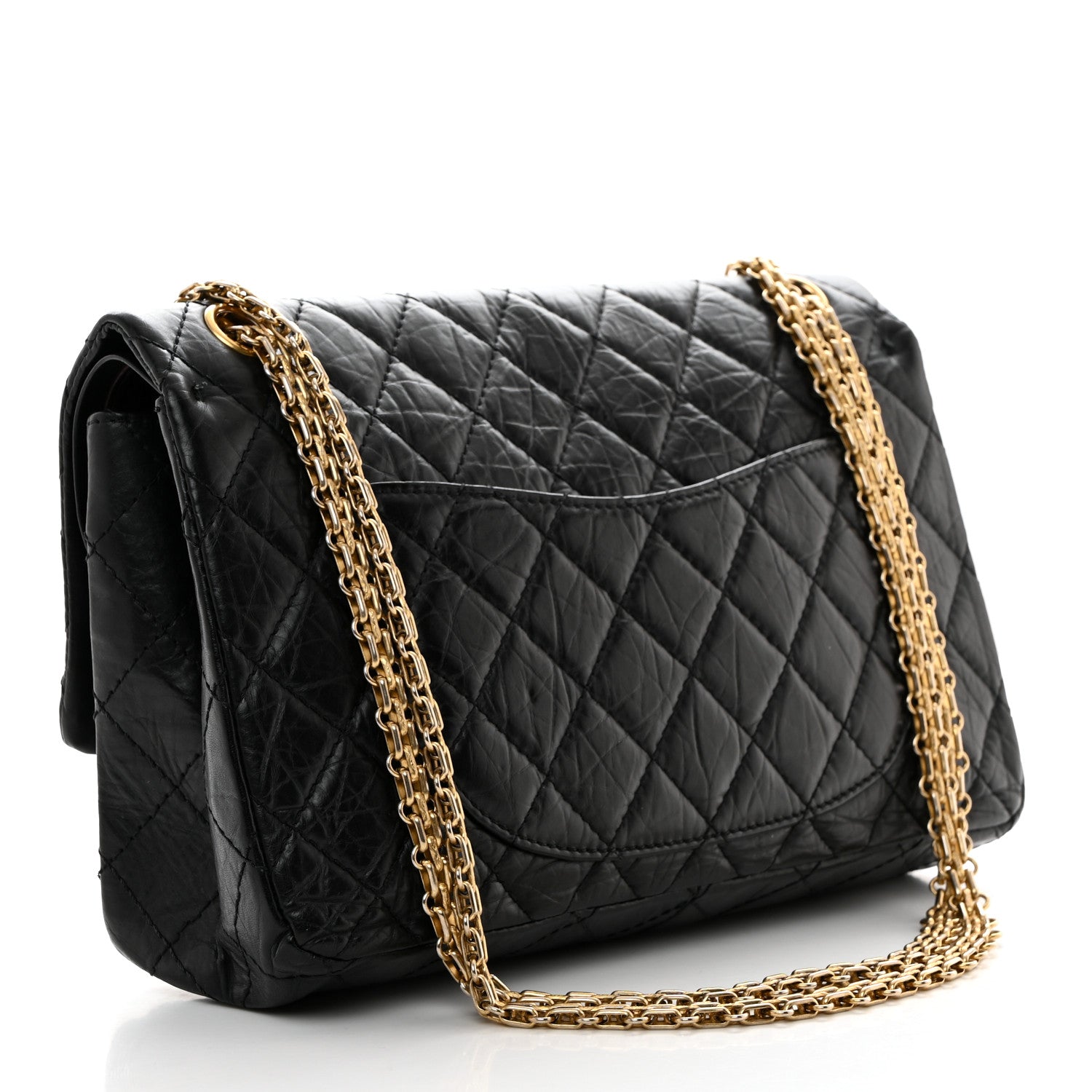 Chanel Aged Calfskin Quilted 2.55 Reissue 226 Flap Black 2 of 10