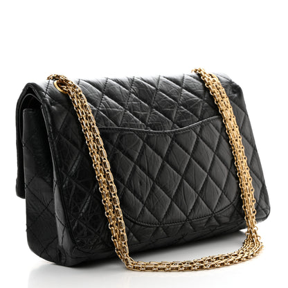 Chanel Aged Calfskin Quilted 2.55 Reissue 226 Flap Black 2 of 10