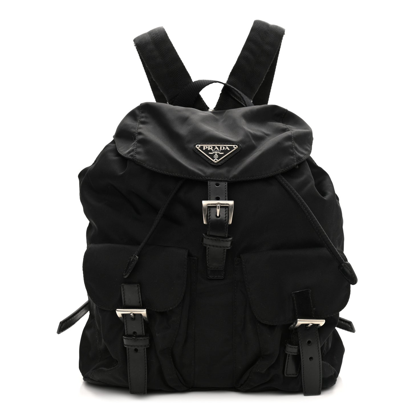 Tessuto Nylon Vela Small Backpack Black