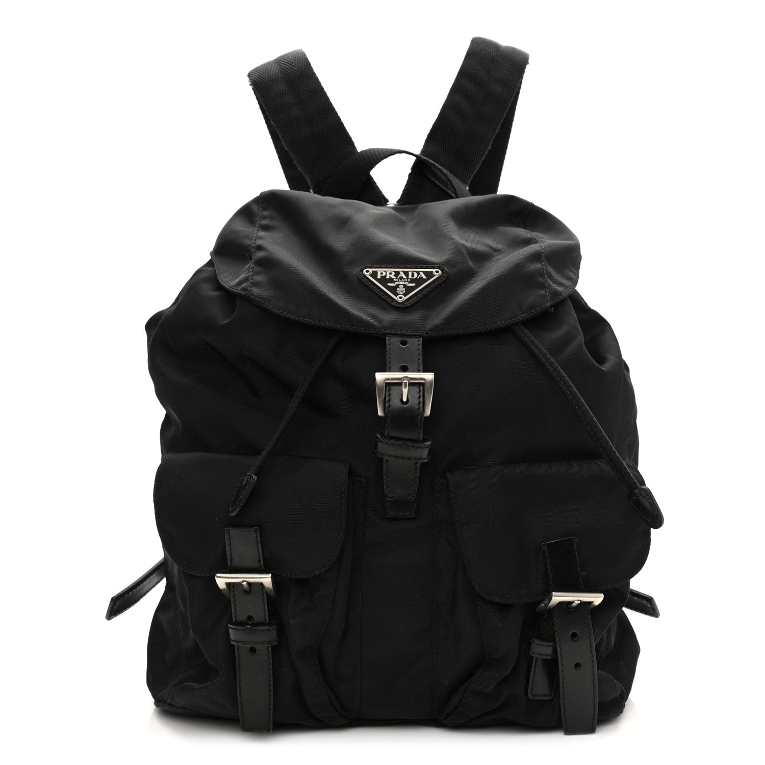 Prada Tessuto Nylon Vela Small Backpack Black 1 of 10