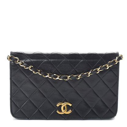 Chanel Lambskin Quilted Mini Flap Black 1 of 11