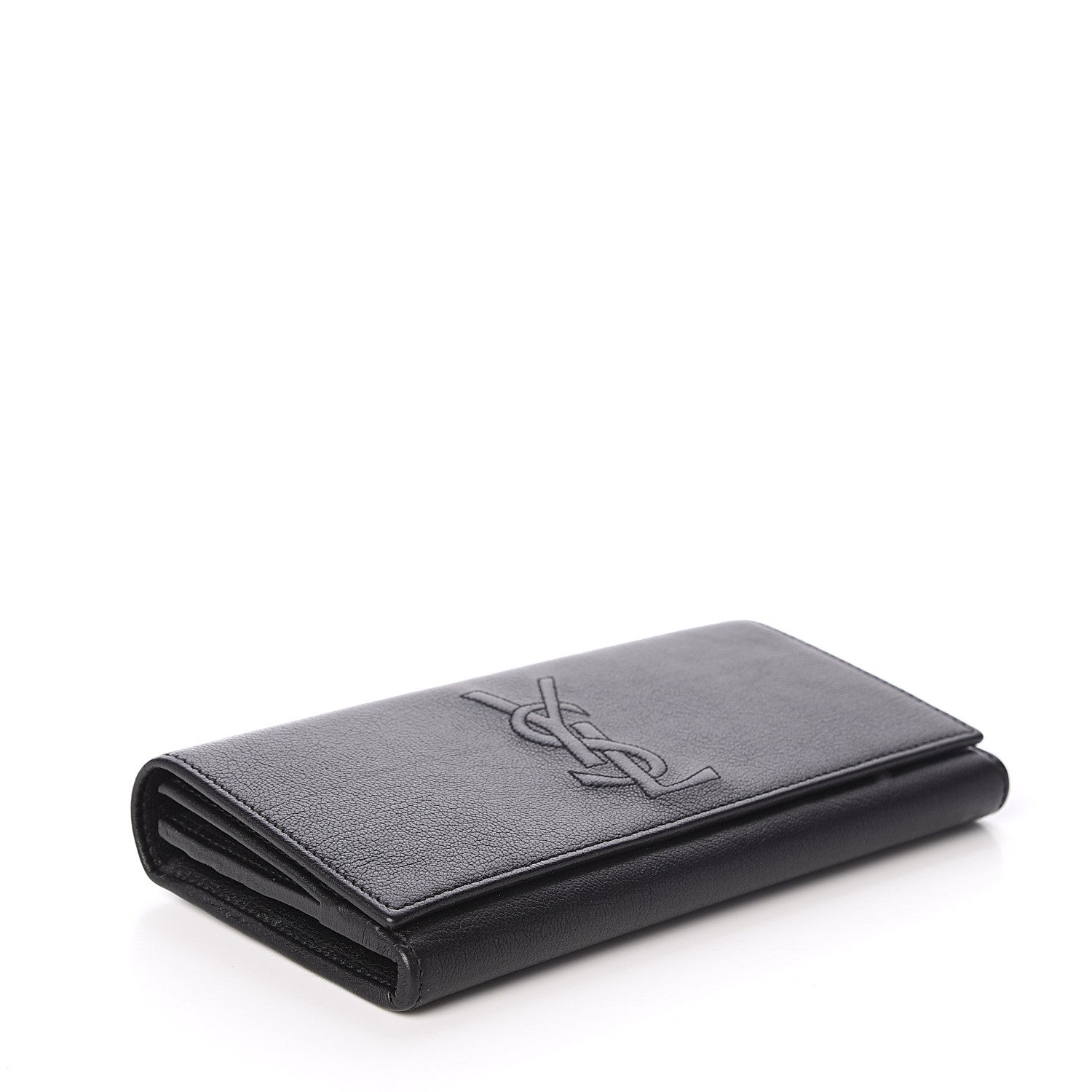 Saint Laurent Chevre Belle De Jour Flap Wallet Black 3 of 5