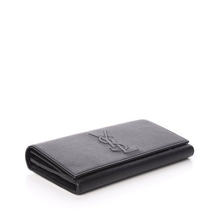 Saint Laurent Chevre Belle De Jour Flap Wallet Black 3 of 5