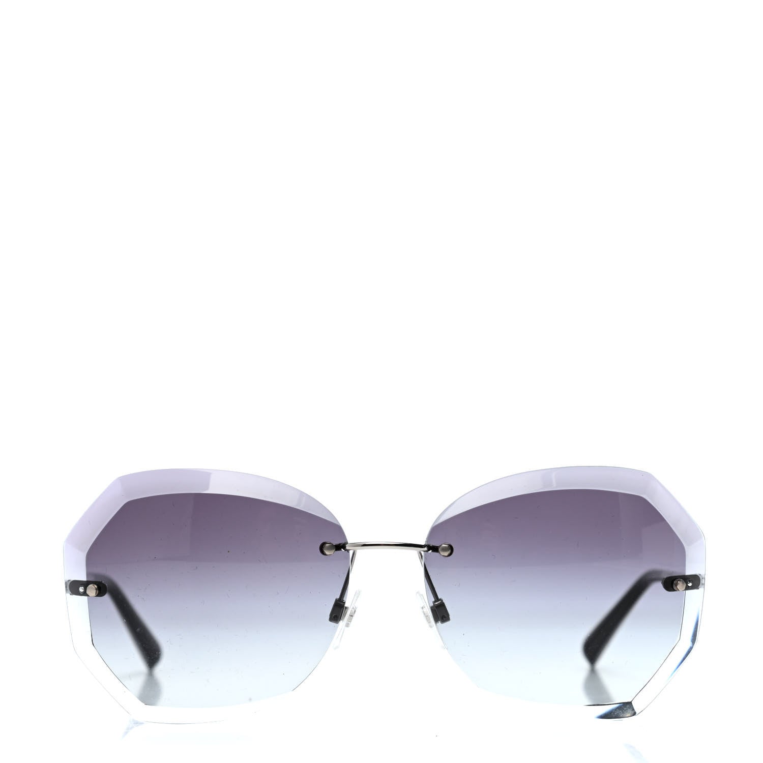 Chanel Metal Spring Round Sunglasses 4220 Silver 2 of 4
