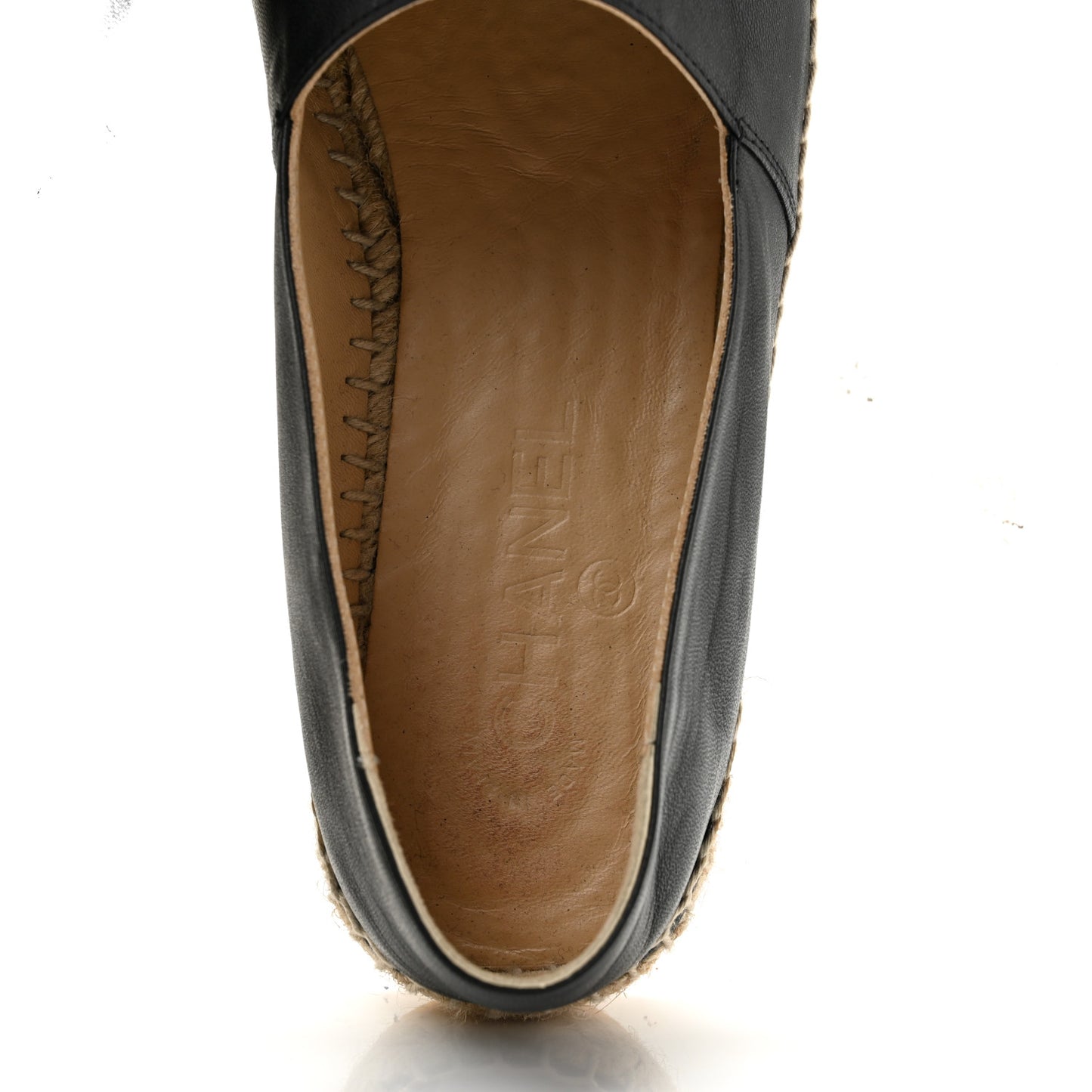 Lambskin CC Espadrilles 41 Black