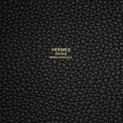 Hermes Taurillon Clemence Picotin Lock 26 GM Black 6 of 14