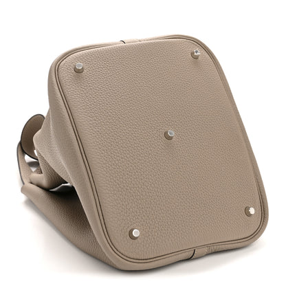 Hermes Taurillon Clemence Picotin Lock 26 GM Gris Tourterelle 4 of 11