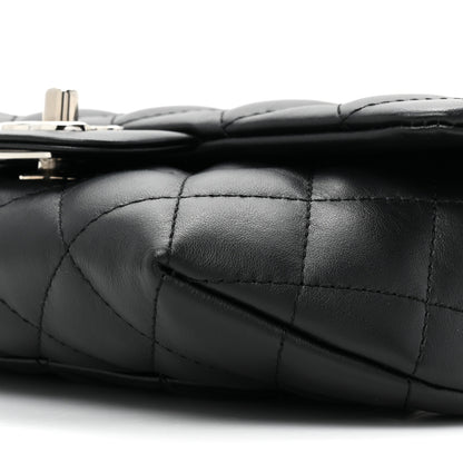 Chanel Calfskin Quilted CC Uniform Flap Belt Bag Black 9 of 10