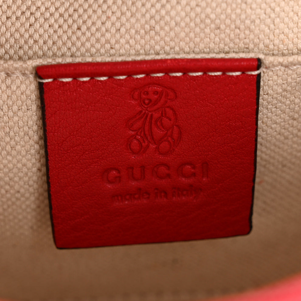 Gucci Pebbled Calfskin Children's Mini Soho Disco Messenger Bag Tabasco ...