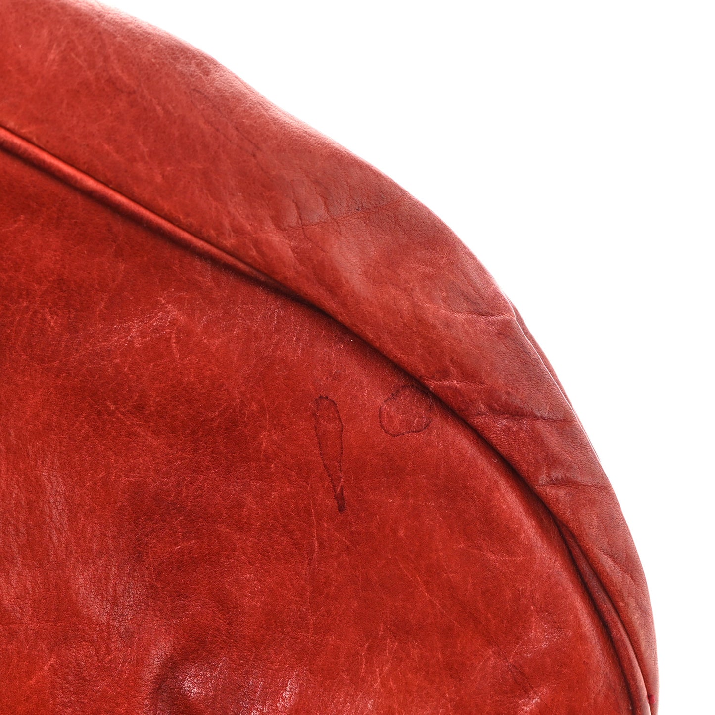 Calfskin Medium Gaucho Double Saddle Bag Red