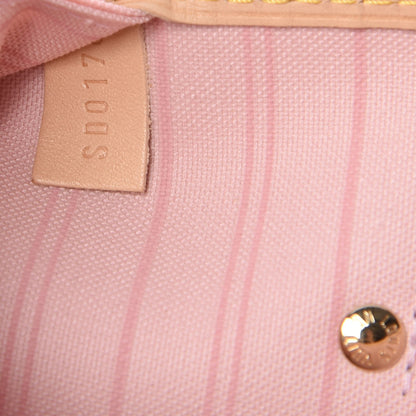 Louis Vuitton Damier Azur Neo Neverfull MM Rose Ballerine 7 of 7
