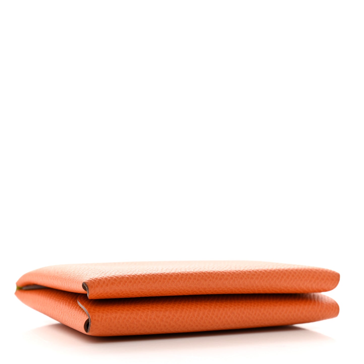 Epsom Calvi Duo Card Case Orange Lime