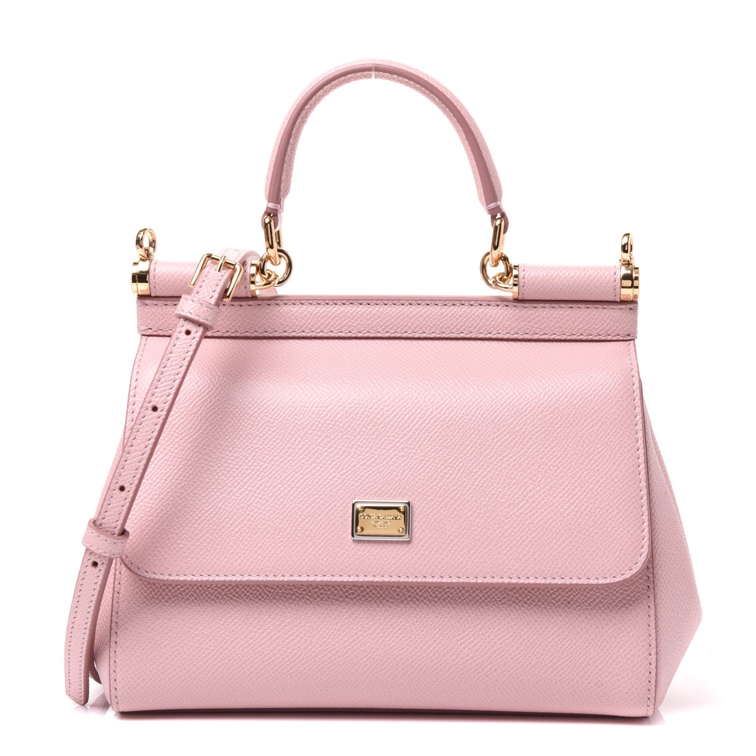 Dolce & Gabbana Dauphine Small Miss Sicily Satchel Rose Carne II 1 of 8