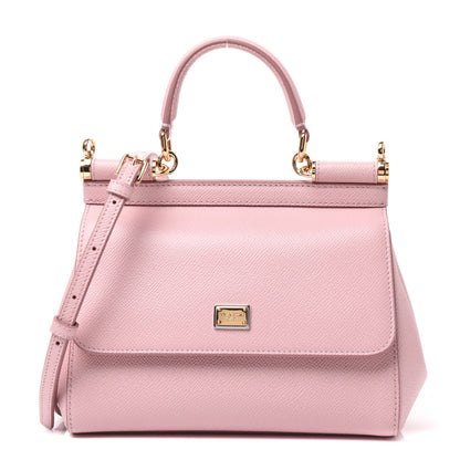 Dolce & Gabbana Dauphine Small Miss Sicily Satchel Rose Carne II 1 of 8