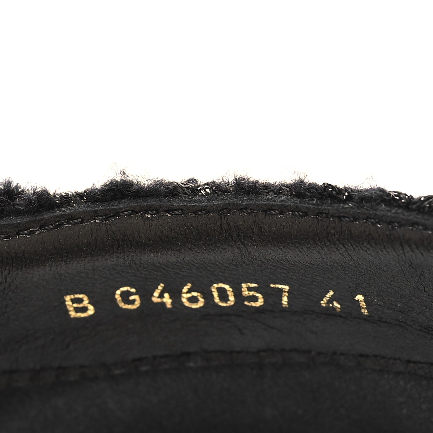 Iridescent Wool Tweed Lambskin CC Mules 41 Black