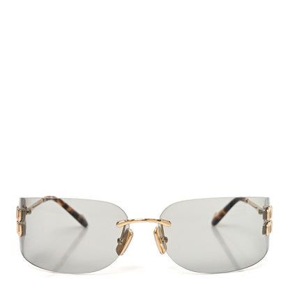 Miu Miu Metal Aube Sunglasses SMUA51 Gold Light Grey 2 of 6