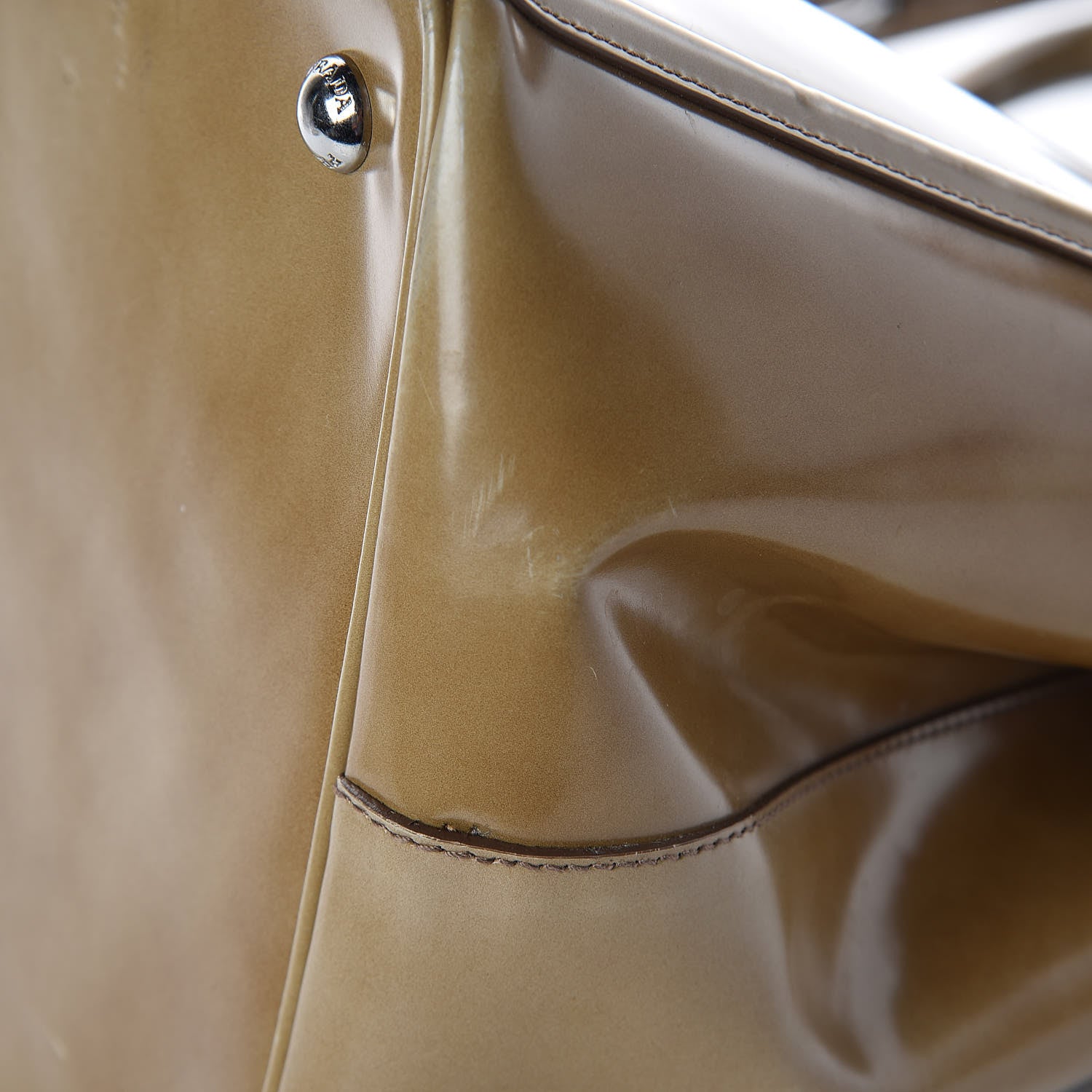 Prada Spazzolato Top Handle Tote Cera 28 of 30